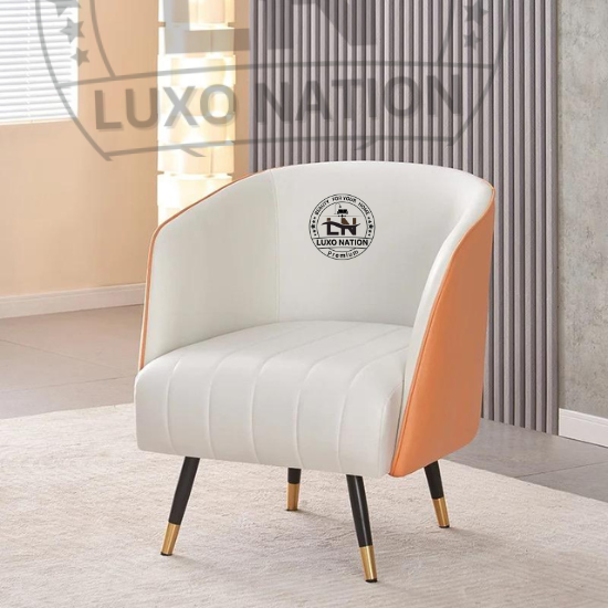 Luxo Nation Elegant Upholstered Accent Chairs - Style Meets Comfort